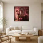 Premium Wall Art Kare Html Edition – NM3-PNK-BD-S-001 styled in a refined neutral interior
