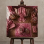 Premium Wall Art Kare Html Edition – NM3-PNK-BD-S-002 displayed on a studio easel