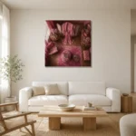 Premium Wall Art Kare Html Edition – NM3-PNK-BD-S-002 styled in a refined neutral interior