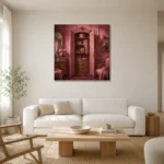 Premium Wall Art Kare Html Edition – NM3-PNK-BD-S-005 styled in a refined neutral interior