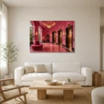 Premium Wall Art Yatay Html Edition – NM3-PNK-FH-H-003 styled in a refined neutral interior
