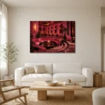 Premium Wall Art Yatay Html Edition – NM3-PNK-FH-H-004 styled in a refined neutral interior