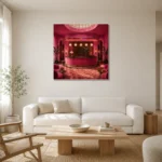 Premium Wall Art Kare Html Edition – NM3-PNK-FH-S-001 styled in a refined neutral interior