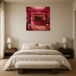 Premium Wall Art Kare Html Edition – NM3-PNK-FH-S-001 showcased in an elegant minimalist interior