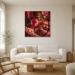 Premium Wall Art Kare Html Edition – NM3-PNK-FH-S-002 styled in a refined neutral interior