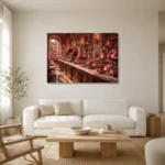 Premium Wall Art Yatay Html Edition – NM3-PNK-PP-H-004 styled in a refined neutral interior