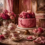 Patisserie Constellation Porcelain Tea Service Pink Dining Room Wall Art