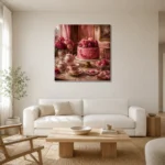 Premium Wall Art Kare Html Edition – NM3-PNK-PP-S-005 styled in a refined neutral interior
