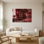 Premium Wall Art Yatay Html Edition – NM3-PNK-RG-H-001 styled in a refined neutral interior