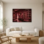 Premium Wall Art Yatay Html Edition – NM3-PNK-RG-H-002 styled in a refined neutral interior