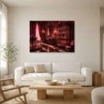 Premium Wall Art Yatay Html Edition – NM3-PNK-RG-H-005 styled in a refined neutral interior