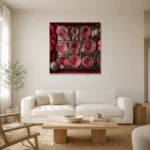 Premium Wall Art Kare Html Edition – NM3-PNK-RG-S-002 styled in a refined neutral interior