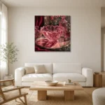 Premium Wall Art Kare Html Edition – NM3-PNK-RG-S-004 styled in a refined neutral interior