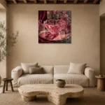 Premium Wall Art Kare Html Edition – NM3-PNK-RG-S-004 presented in a sophisticated home setting