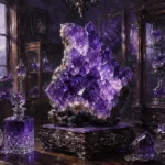 Amethyst Procession Monumental Amethyst Cluster Purple Bedroom Wall Art