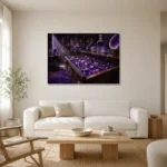 Premium Wall Art Yatay Html Edition – NM3-PUR-AM-H-002 styled in a refined neutral interior