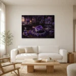 Premium Wall Art Yatay Html Edition – NM3-PUR-AM-H-003 styled in a refined neutral interior