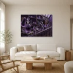 Premium Wall Art Yatay Html Edition – NM3-PUR-AM-H-004 styled in a refined neutral interior