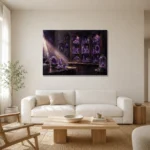 Premium Wall Art Yatay Html Edition – NM3-PUR-AM-H-005 styled in a refined neutral interior