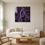 Premium Wall Art Kare Html Edition – NM3-PUR-AM-S-001 styled in a refined neutral interior