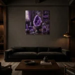 Premium Wall Art Kare Html Edition – NM3-PUR-AM-S-001 shown in a warm modern interior