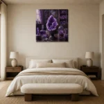 Premium Wall Art Kare Html Edition – NM3-PUR-AM-S-001 showcased in an elegant minimalist interior