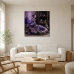 Premium Wall Art Kare Html Edition – NM3-PUR-AM-S-004 styled in a refined neutral interior