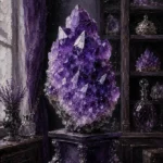 Amethyst Sentinel Monumental Amethyst Cluster Purple Bedroom Wall Art