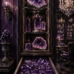 Amethyst Threshold Drawer Of Faceted Purple Stones Purple Dressing Room Wall Art