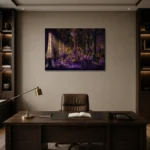 Premium Wall Art Yatay Html Edition – NM3-PUR-IB-H-002 displayed in a contemporary gallery-inspired room