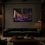 Premium Wall Art Yatay Html Edition – NM3-PUR-IB-H-002 shown in a warm modern interior