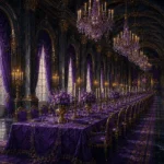 Imperial Chronicle Banquet Table Disappearing Purple Living Room Wall Art