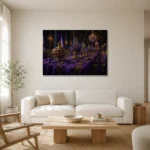 Premium Wall Art Yatay Html Edition – NM3-PUR-IB-H-004 styled in a refined neutral interior