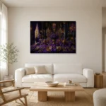 Premium Wall Art Yatay Html Edition – NM3-PUR-IB-H-005 styled in a refined neutral interior