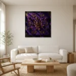Premium Wall Art Kare Html Edition – NM3-PUR-IB-S-002 styled in a refined neutral interior