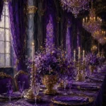 Imperial Reliquary Banquet Table Disappearing Purple Living Room Wall Art