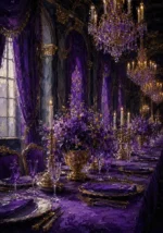 Imperial Reliquary Banquet Table Disappearing Purple Living Room Wall Art