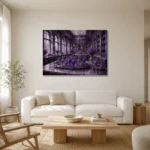 Premium Wall Art Yatay Html Edition – NM3-PUR-LP-H-002 styled in a refined neutral interior