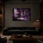 Premium Wall Art Yatay Html Edition – NM3-PUR-LP-H-005 shown in a warm modern interior