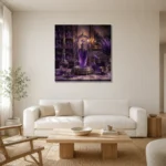 Premium Wall Art Kare Html Edition – NM3-PUR-LP-S-001 styled in a refined neutral interior
