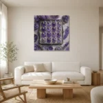 Premium Wall Art Kare Html Edition – NM3-PUR-LP-S-002 styled in a refined neutral interior
