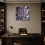 Premium Wall Art Kare Html Edition – NM3-PUR-LP-S-002 displayed in a contemporary gallery-inspired room