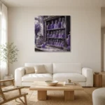 Premium Wall Art Kare Html Edition – NM3-PUR-LP-S-004 styled in a refined neutral interior