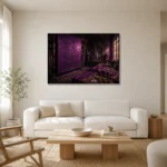 Premium Wall Art Yatay Html Edition – NM3-PUR-PS-H-004 styled in a refined neutral interior