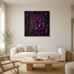 Premium Wall Art Kare Html Edition – NM3-PUR-PS-S-002 styled in a refined neutral interior