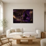 Premium Wall Art Yatay Html Edition – NM3-PUR-VO-H-001 styled in a refined neutral interior