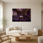 Premium Wall Art Yatay Html Edition – NM3-PUR-VO-H-002 styled in a refined neutral interior