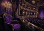 Violet Interlude Single Velvet Seat Purple Bedroom Wall Art