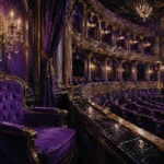 Violet Interlude Single Velvet Seat Purple Bedroom Wall Art
