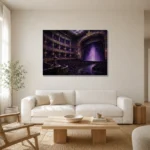Premium Wall Art Yatay Html Edition – NM3-PUR-VO-H-005 styled in a refined neutral interior